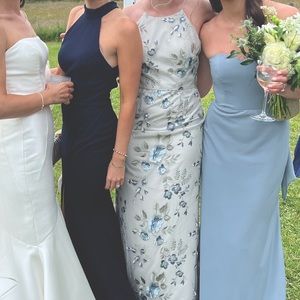 Floral Jenny Yoo dress from Anthropologie